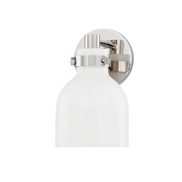 Mitzi - H649301-PN - One Light Bath Sconce - Elli - Polished Nickel from Lighting & Bulbs Unlimited in Charlotte, NC