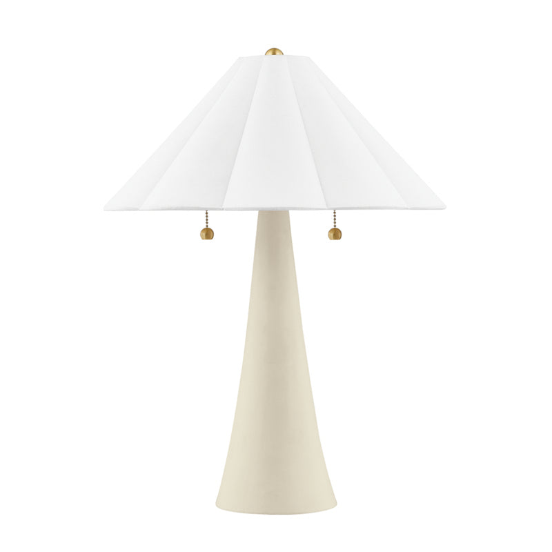 Mitzi - HL676202-AGB/CAI - Two Light Table Lamp - Alana - Aged Brass/Ceramic Antique Ivory from Lighting & Bulbs Unlimited in Charlotte, NC