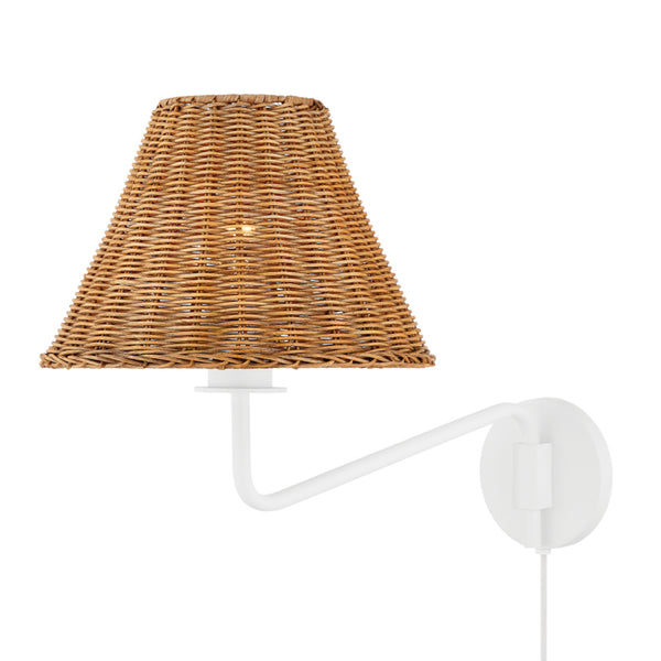 Mitzi - HL704201-TWH - One Light Wall Sconce - Issa - Textured White from Lighting & Bulbs Unlimited in Charlotte, NC
