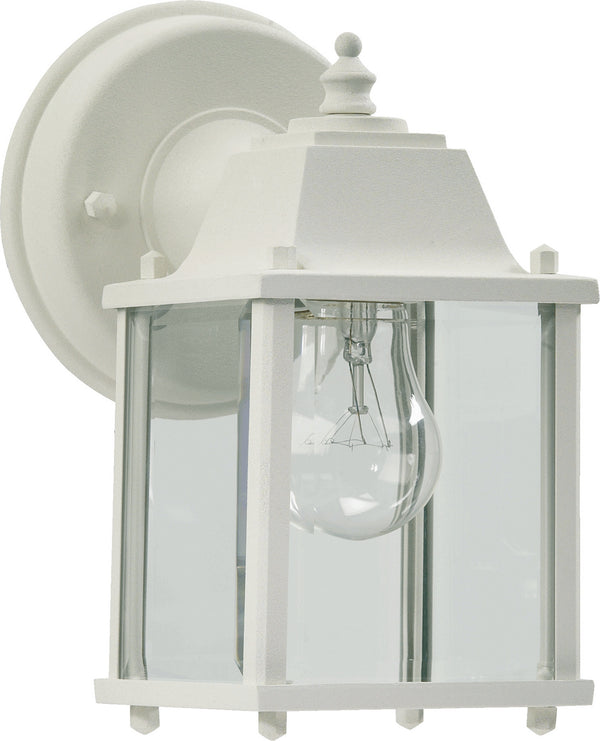 Quorum - 780-6 - One Light Wall Mount - Aluminum Box Lanterns - White from Lighting & Bulbs Unlimited in Charlotte, NC