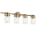 Kichler - 45690CPZ - Four Light Bath - Brinley - Champagne Bronze from Lighting & Bulbs Unlimited in Charlotte, NC