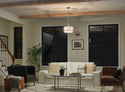Three Light Pendant/Semi Flush from the Birkleigh Collection in Satin Nickel Finish by Kichler