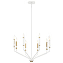 Kichler - 52349WH - Eight Light Chandelier - Armand - White from Lighting & Bulbs Unlimited in Charlotte, NC