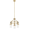 Kichler - 52377NBR - Three Light Chandelier - Everett - Brushed Brass from Lighting & Bulbs Unlimited in Charlotte, NC