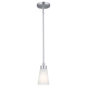 One Light Mini Pendant from the Erma Collection in Brushed Nickel Finish by Kichler