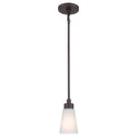 One Light Mini Pendant from the Erma Collection in Olde Bronze Finish by Kichler