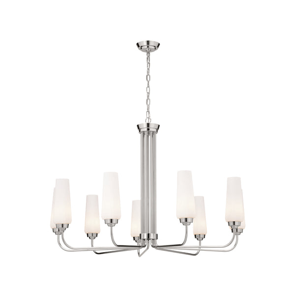 Kichler - 52481PN - Nine Light Chandelier - Truby - Polished Nickel from Lighting & Bulbs Unlimited in Charlotte, NC