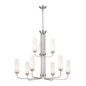 Kichler - 52482PN - Nine Light Chandelier - Truby - Polished Nickel from Lighting & Bulbs Unlimited in Charlotte, NC