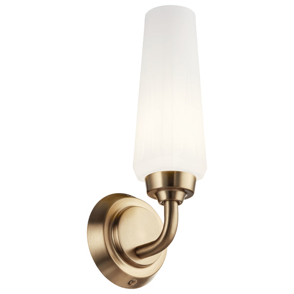Kichler - 55073CPZ - One Light Wall Sconce - Truby - Champagne Bronze from Lighting & Bulbs Unlimited in Charlotte, NC