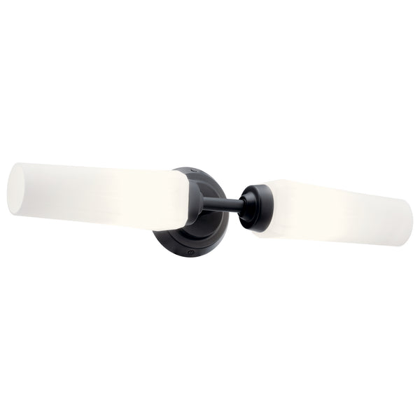 Kichler - 55074BK - Two Light Wall Sconce - Truby - Black from Lighting & Bulbs Unlimited in Charlotte, NC