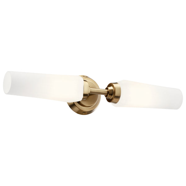 Kichler - 55074CPZ - Two Light Wall Sconce - Truby - Champagne Bronze from Lighting & Bulbs Unlimited in Charlotte, NC