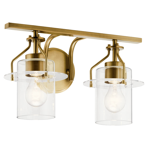Kichler - 55078NBR - Two Light Bath - Everett - Brushed Brass from Lighting & Bulbs Unlimited in Charlotte, NC