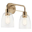 Two Light Bath from the Meller Collection in Champagne Bronze Finish by Kichler