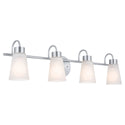 Kichler - 55127NI - Four Light Bath - Erma - Brushed Nickel from Lighting & Bulbs Unlimited in Charlotte, NC