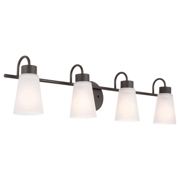 Kichler - 55127OZ - Four Light Bath - Erma - Olde Bronze from Lighting & Bulbs Unlimited in Charlotte, NC