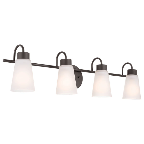 Four Light Bath from the Erma Collection in Olde Bronze Finish by Kichler