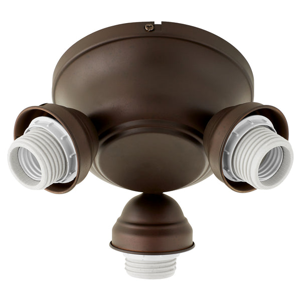 Quorum - 2383-9186 - LED Fan Light Kit - Salon - Oiled Bronze from Lighting & Bulbs Unlimited in Charlotte, NC