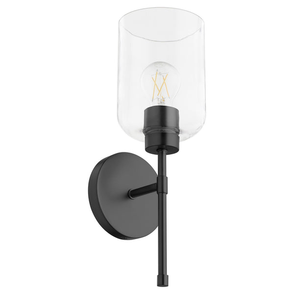 Quorum - 5374-1-59 - One Light Wall Mount - Tribute - Matte Black from Lighting & Bulbs Unlimited in Charlotte, NC