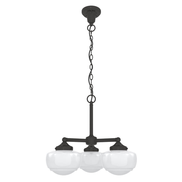 Hunter - 19357 - Three Light Chandelier - Saddle Creek - Noble Bronze from Lighting & Bulbs Unlimited in Charlotte, NC