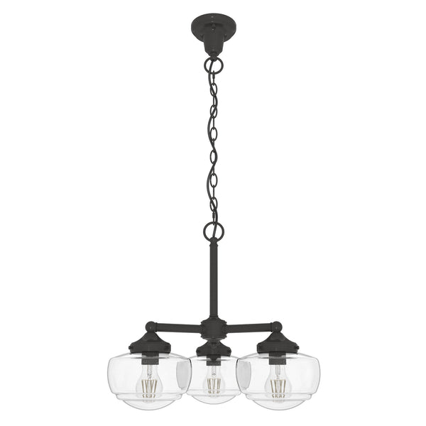 Hunter - 19358 - Three Light Chandelier - Saddle Creek - Noble Bronze from Lighting & Bulbs Unlimited in Charlotte, NC