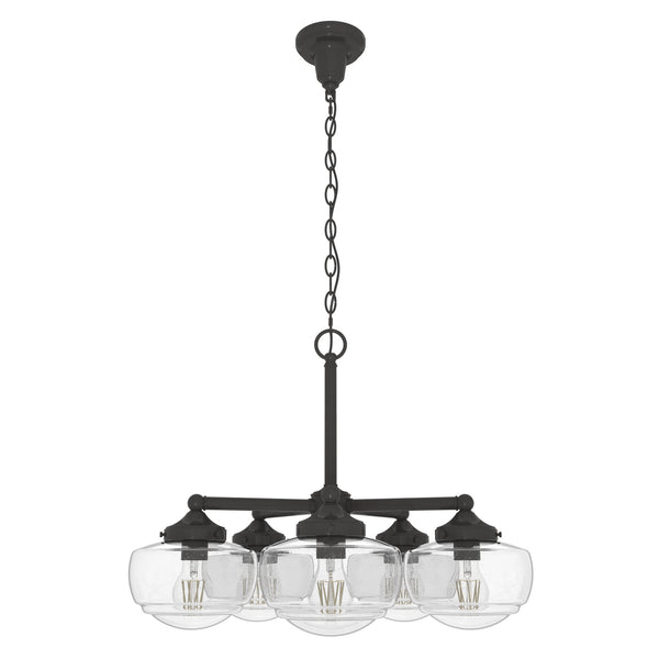 Hunter - 19362 - Five Light Chandelier - Saddle Creek - Noble Bronze from Lighting & Bulbs Unlimited in Charlotte, NC