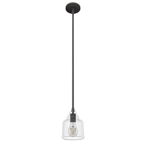 Hunter - 19656 - One Light Mini Pendant - Dunshire - Noble Bronze from Lighting & Bulbs Unlimited in Charlotte, NC