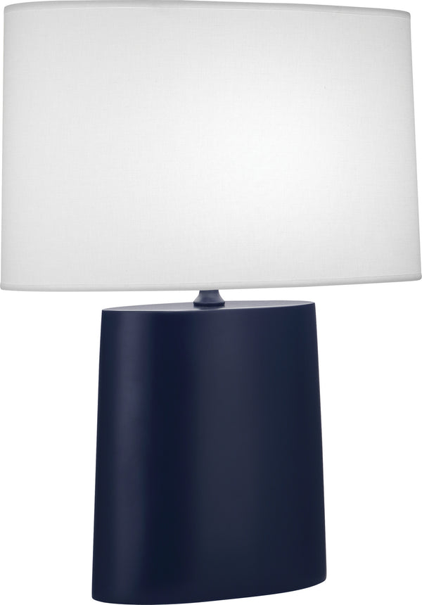 Robert Abbey - MMB03 - One Light Table Lamp - Victor - Matte Midnight Blue Glazed from Lighting & Bulbs Unlimited in Charlotte, NC