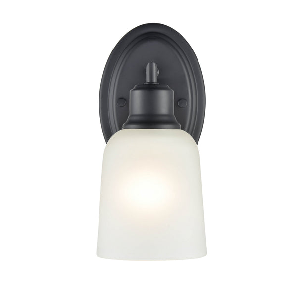 Millennium - 2801-MB - One Light Wall Sconce - Amberle - Matte Black from Lighting & Bulbs Unlimited in Charlotte, NC