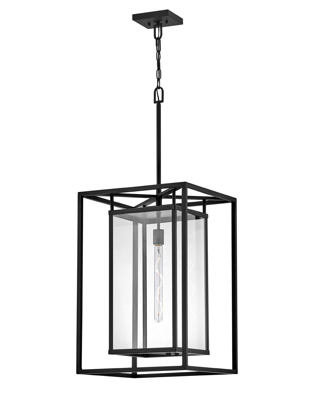 Hinkley - 2592BK-LL - LED Hanging Lantern - Max - Black from Lighting & Bulbs Unlimited in Charlotte, NC