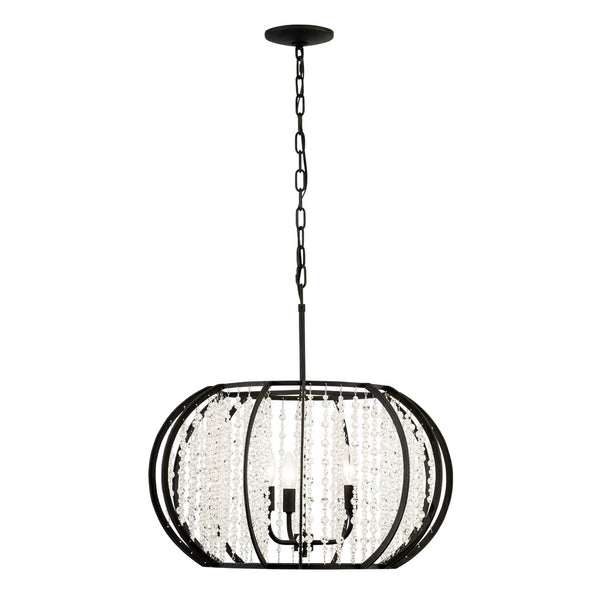 Varaluz - 367P03CB - Three Light Pendant - Caesar - Carbon from Lighting & Bulbs Unlimited in Charlotte, NC