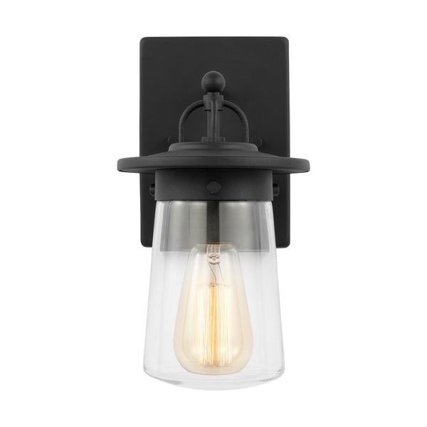 Generation Lighting - 8508901-12 - One Light Outdoor Wall Lantern - Tybee - Black from Lighting & Bulbs Unlimited in Charlotte, NC