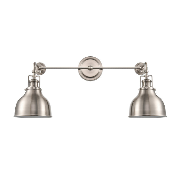 ELK Home - 47524/2 - Two Light Wall Sconce - Skillet - Satin Nickel from Lighting & Bulbs Unlimited in Charlotte, NC