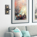 Two Light Wall Sconce from the Aenon Collection in Matte Black Finish by Golden
