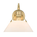 One Light Wall Sconce from the Orwell BCB Collection in Brushed Champagne Bronze Finish by Golden