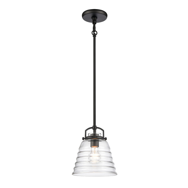 ELK Home - 67875/1 - One Light Pendant - Current - Matte Black from Lighting & Bulbs Unlimited in Charlotte, NC