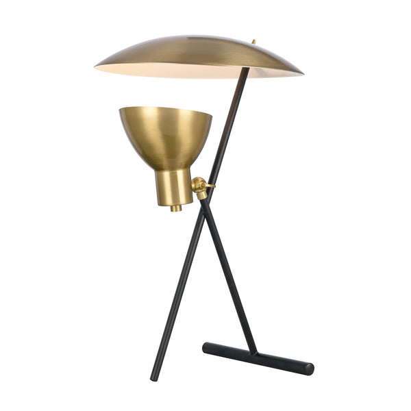 ELK Home - H0019-9511 - One Light Desk Lamp - Wyman Square - Satin Gold from Lighting & Bulbs Unlimited in Charlotte, NC