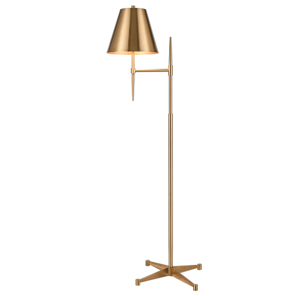 ELK Home - S0019-9607 - One Light Floor Lamp - Otus - Aged Brass from Lighting & Bulbs Unlimited in Charlotte, NC