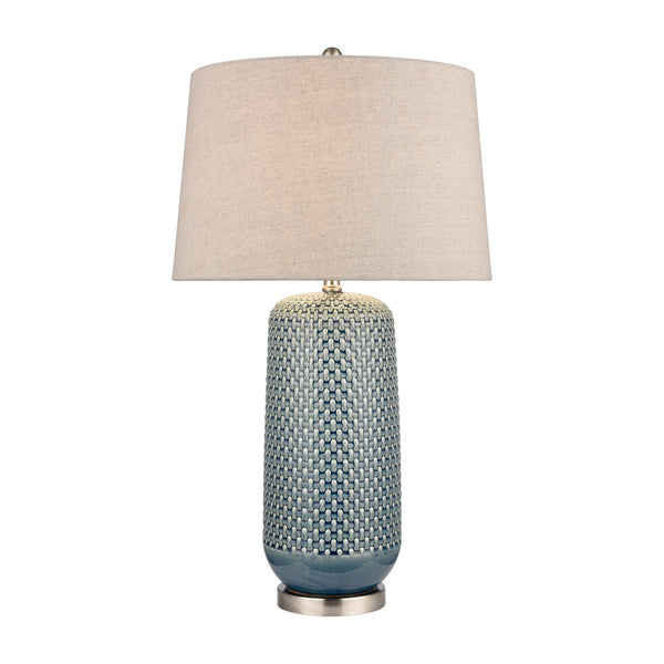 ELK Home - S0019-9484 - One Light Table Lamp - Dawlish Bay - Blue Glazed from Lighting & Bulbs Unlimited in Charlotte, NC