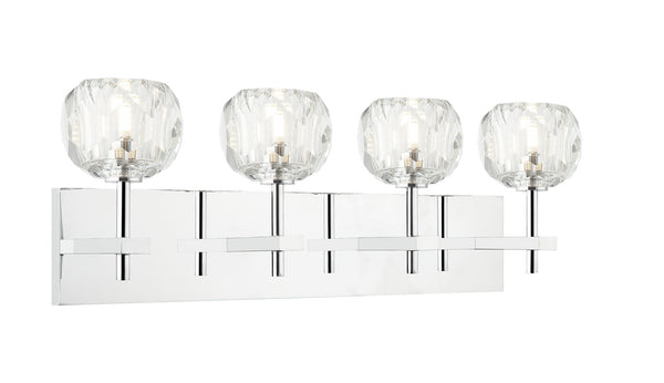 Matteo Lighting - W61404CH - Four Light Wall Sconce - Rosa - Chrome from Lighting & Bulbs Unlimited in Charlotte, NC