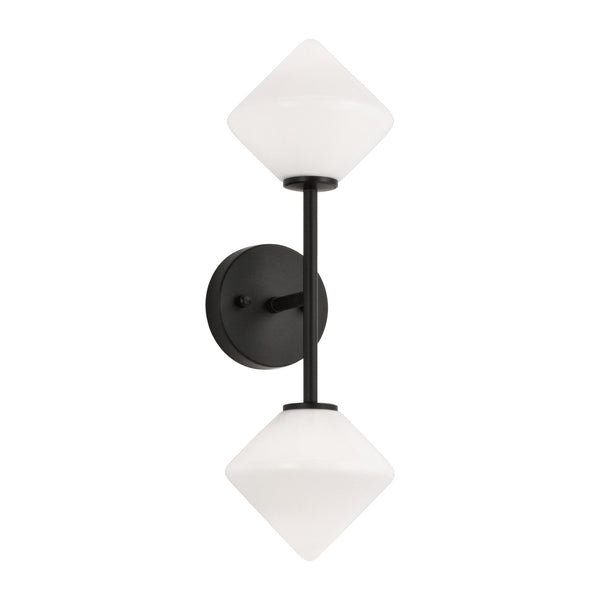 Matteo Lighting - W81742BKOP - Two Light Wall Sconce - Novo - Black from Lighting & Bulbs Unlimited in Charlotte, NC