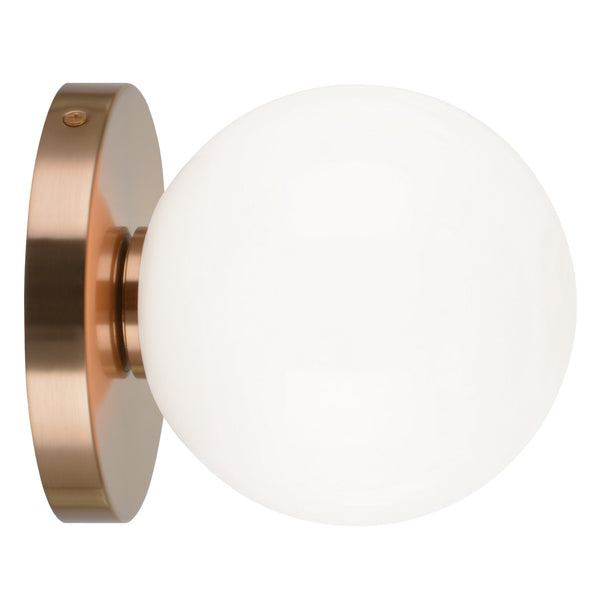 Matteo Lighting - WX06001AGOP - One Light Wall Sconce - Cosmo - Aged Gold Brass from Lighting & Bulbs Unlimited in Charlotte, NC