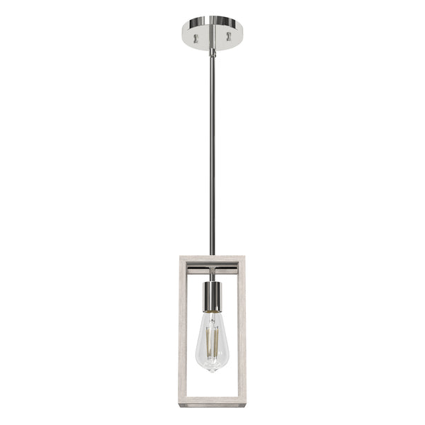 Hunter - 19110 - One Light Mini Pendant - Squire Manor - Chrome from Lighting & Bulbs Unlimited in Charlotte, NC