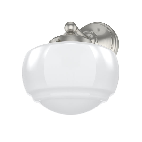 Hunter - 19139 - One Light Wall Sconce - Saddle Creek - Brushed Nickel from Lighting & Bulbs Unlimited in Charlotte, NC