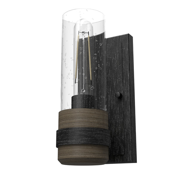 Hunter - 19462 - One Light Wall Sconce - River Mill - Rustic Iron from Lighting & Bulbs Unlimited in Charlotte, NC