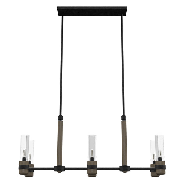 Hunter - 19470 - Six Light Chandelier - River Mill - Rustic Iron from Lighting & Bulbs Unlimited in Charlotte, NC