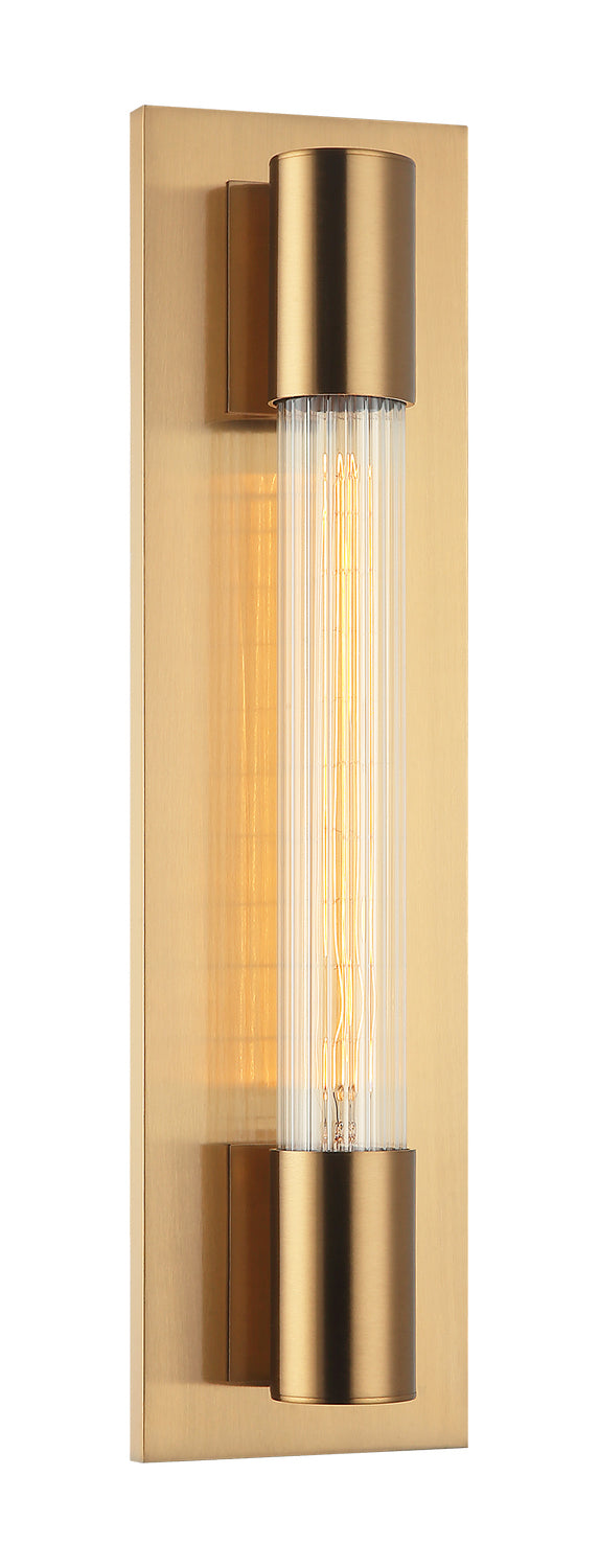 Matteo Lighting - S02401AG - One Light Wall Sconce - Riely - Aged Gold Brass from Lighting & Bulbs Unlimited in Charlotte, NC