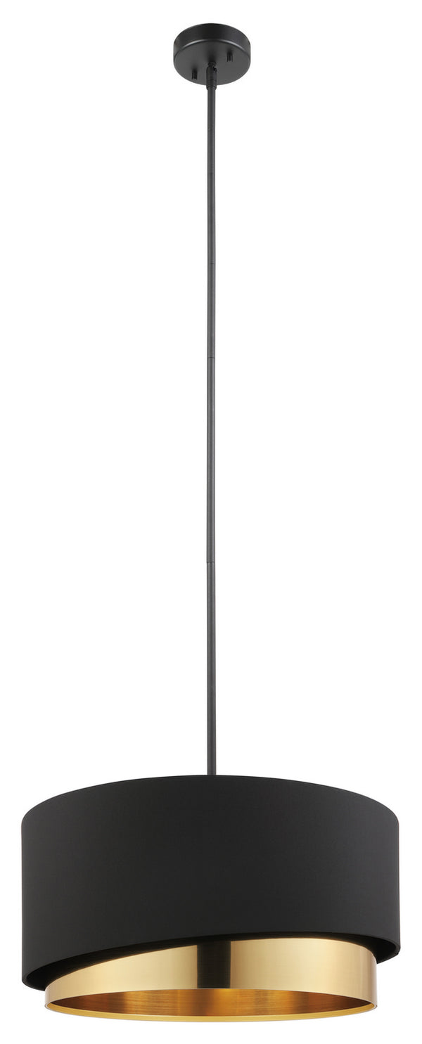 Eglo USA - 39925A - One Light Pendant - Manderline - Black from Lighting & Bulbs Unlimited in Charlotte, NC