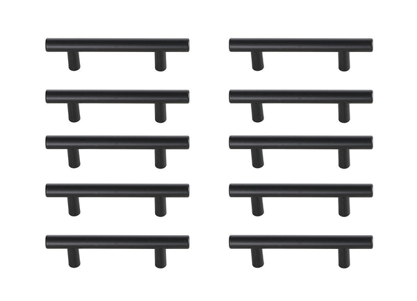 Elegant Lighting - PL400-3-MB-10PK - Bar Pull Multipack (set of 10) - Quinn - Matte Black from Lighting & Bulbs Unlimited in Charlotte, NC