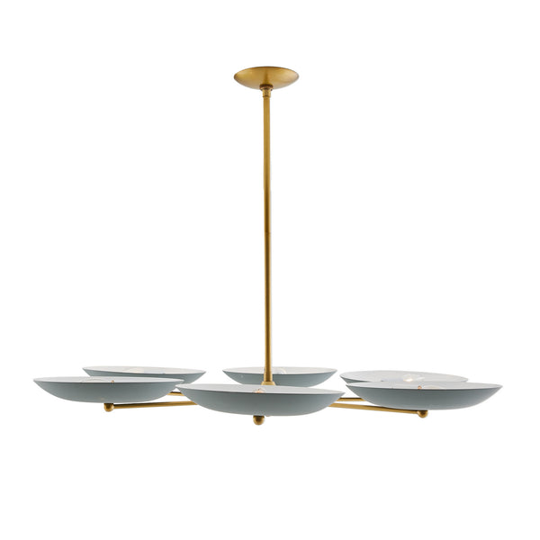 Arteriors - 89648 - Six Light Chandelier - Griffith - Cadet Blue from Lighting & Bulbs Unlimited in Charlotte, NC