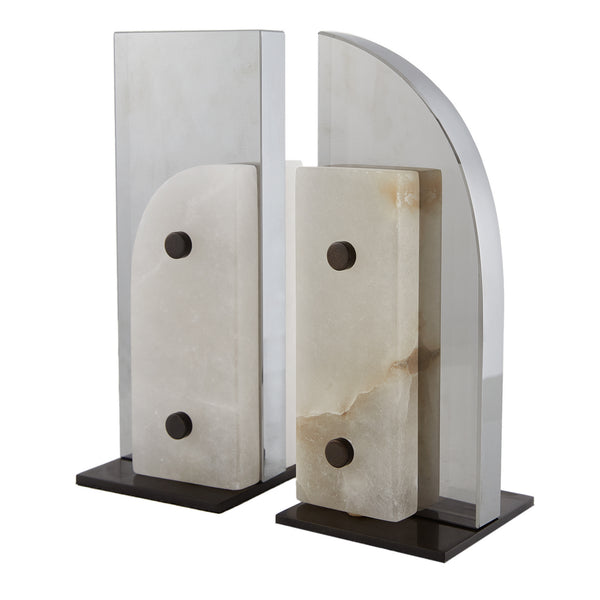 Arteriors - 9308 - Bookends, Set of 2 - Porter - Smoke Luster from Lighting & Bulbs Unlimited in Charlotte, NC